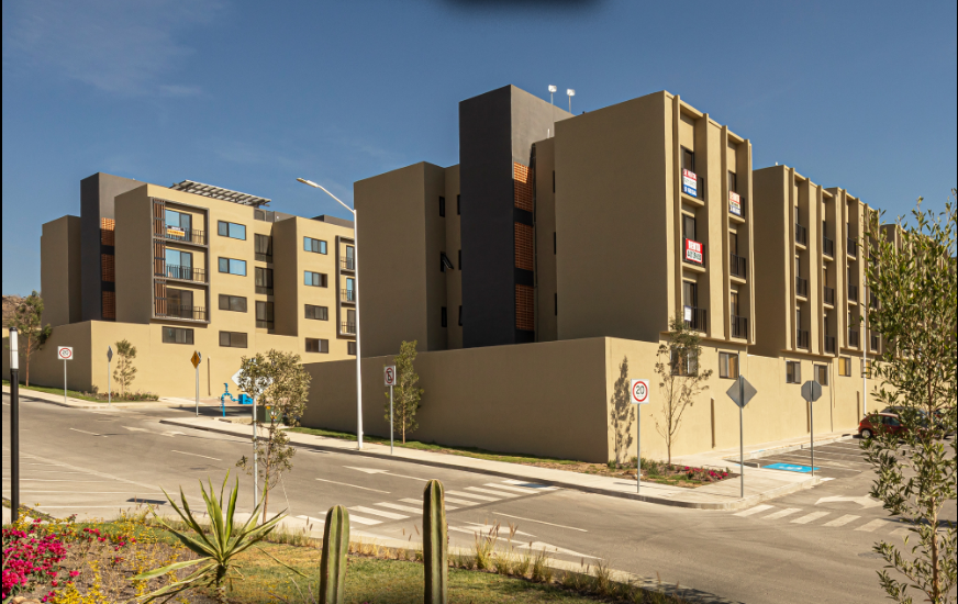 Fachada exterior Villas del Refugio Nogales Querétaro